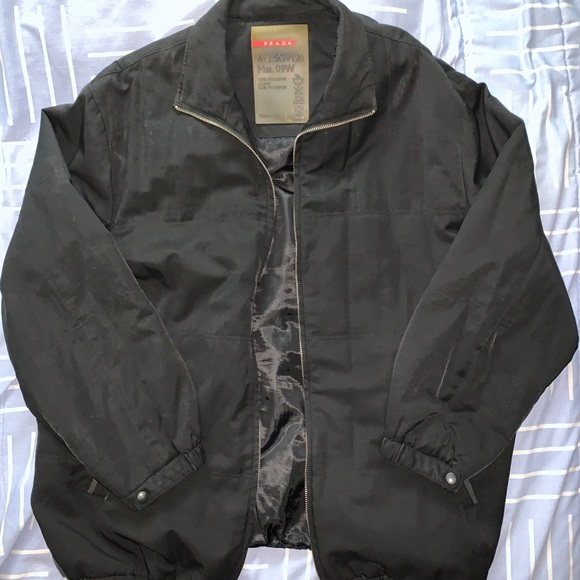 red waterproof jacket